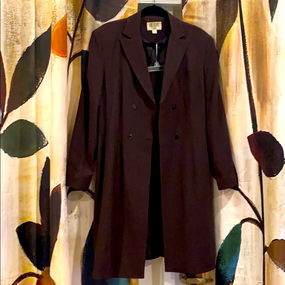 Bill Blass Skirt Suit with Long Jacket